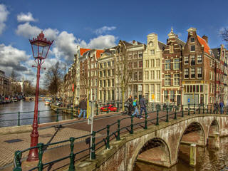 Amsterdam canal view