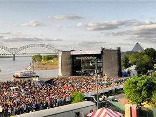 Beale St festival live