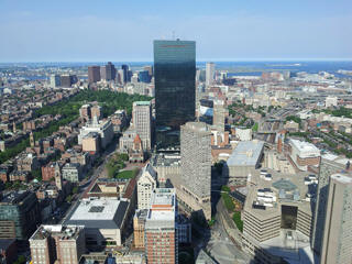 Boston city skyline