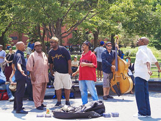 Caribbean carnival singers