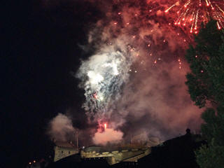 Edinburgh tattoo fireworks
