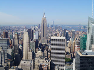 New York city skyline Thanksgiving