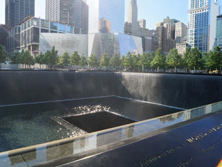 New York 9/11 memorial fountains