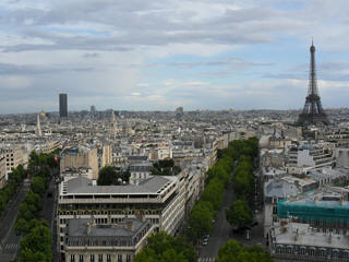 Paris city panoramic view