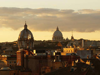 Rome city skyline